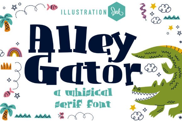 Alley Gator Font: Playful & Fancy