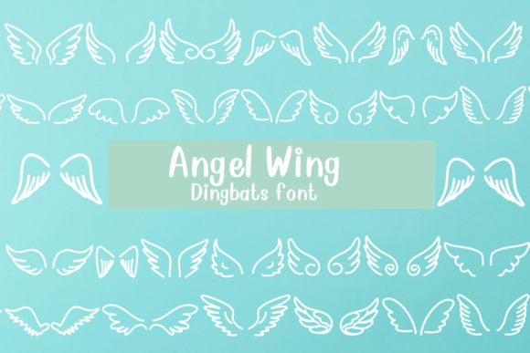 Angel Wing Font: Heavenly Design Touch