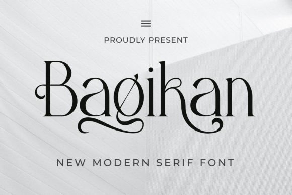 Bagikan: A Serif Font for Real-World Design
