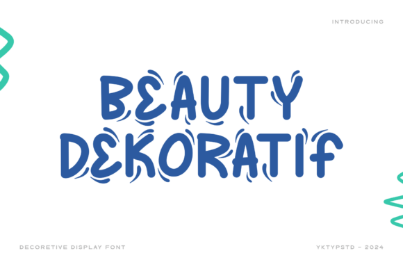 Beauty Dekoratif Font for Editorial Design