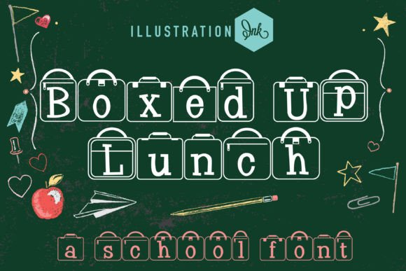 Boxed Up Lunch Font for Business