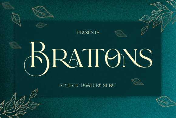 Brattons: A Serif Font for Elegant Branding