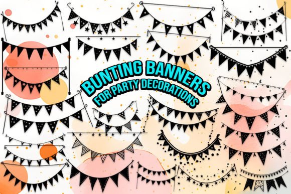 Bunting Banners Font for Party Decor