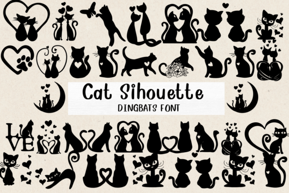 Cat Silhouette Font Review