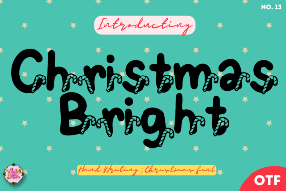 Christmas Bright 13: A Festive Font for Creative Projects
