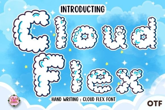 Cloud Flex: A Festive Font for Editorial Design