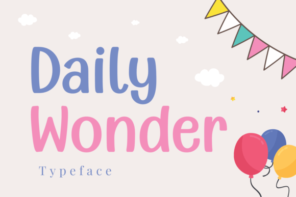 Daily Wonder Font: Playful Handmade Style