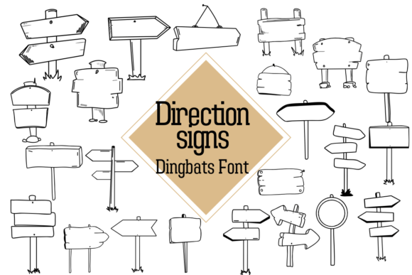 Direction Signs Font Review