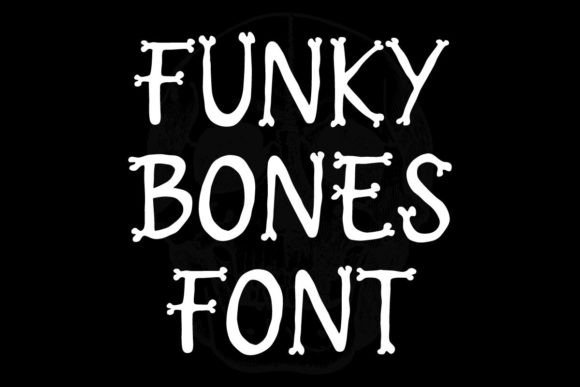 Funky Bones Font for Web Design