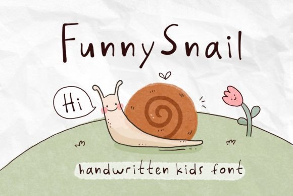 Funnysnail: A Handwritten Font for Web Design