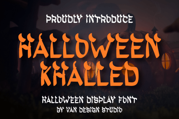 Halloween Khalled: A Bold Font for Creative Campaigns