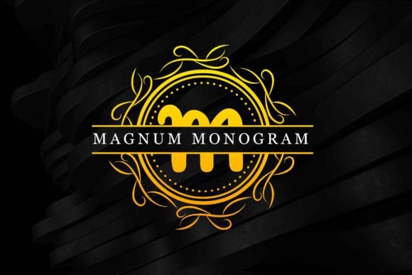 Magnum Monogram: A Luxurious Font for Editorial Design