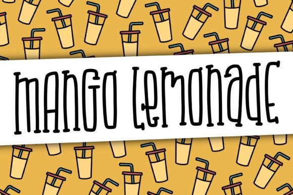 Mango Lemonade Font