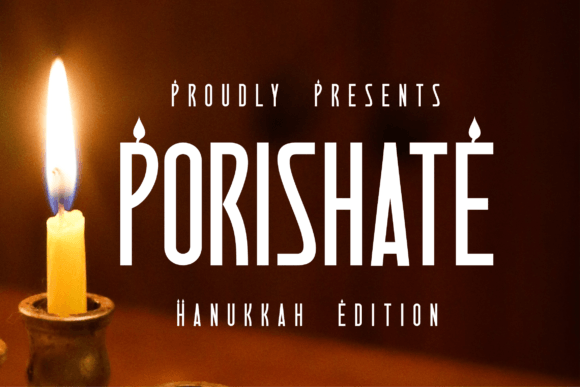Porisathe: A Festive Font for Creative Makers