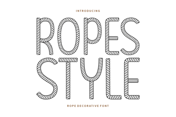 Ropes Style Font