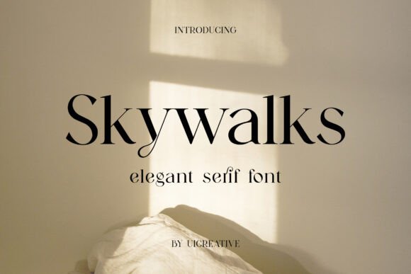 Skywalks: A Timeless Serif Font for Marketing