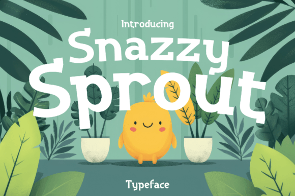 Snazzy Sprout: A Playful Serif Font for Business