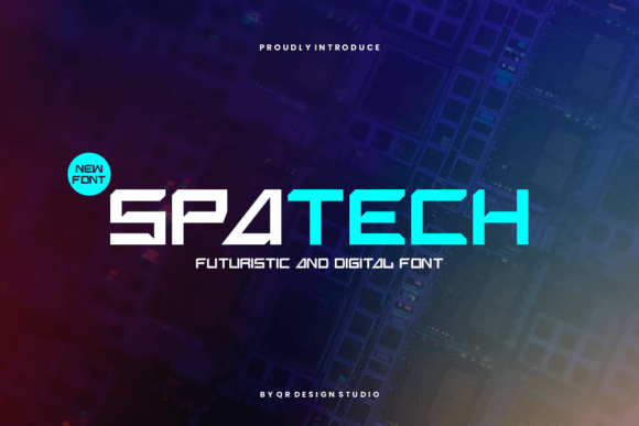 Spatech: A Futuristic Font for Creative Expression