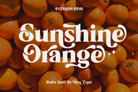 Sunshine Orange Font Review