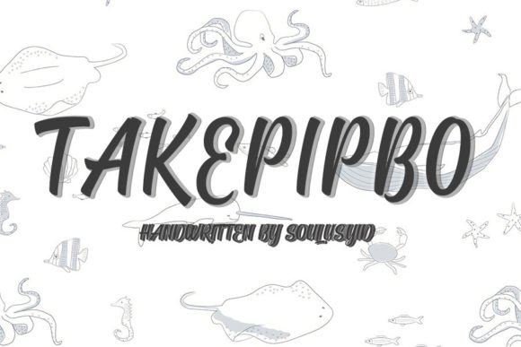 Takepipbo Font: Handwritten Elegance for Crafters