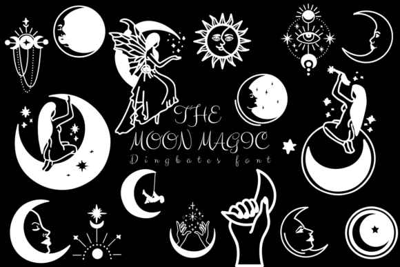 The Moon Magic Font