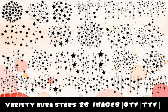 Variety Aura Stars Font for Eye-Catching Designs