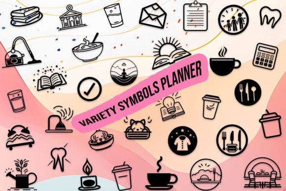 Variety Symbols Planner Font
