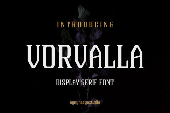 Vorvalla: A Bold Serif for Real Projects