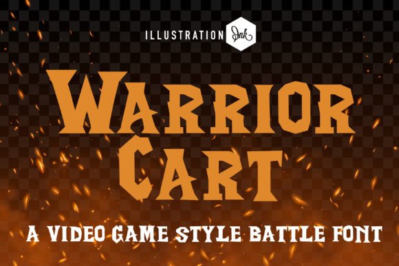 Warrior Cart: A Bold Serif Font for Digital Campaigns